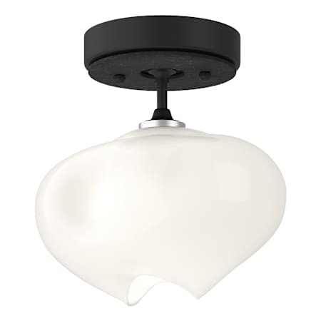 Hubbardton Forge Ume 7" Wide Semi-Flush Ceiling Fixture Black / Black
