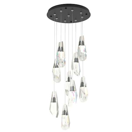 Hubbardton Forge Luma 9 Light 21" Wide Multi Light Pendant Black / Clear