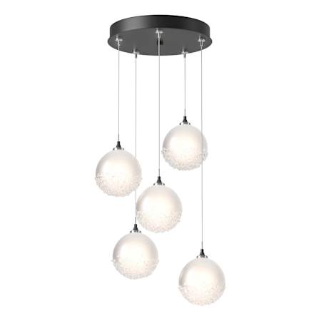 Hubbardton Forge Fritz 5 Light 16" Wide Suspension Multi Light Pendant Black