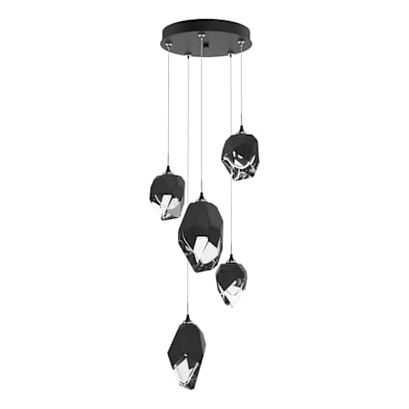 Hubbardton Forge Chrysalis 5 Light 16" Wide Multi Light Pendant Black / Black
