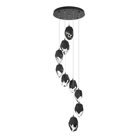 Hubbardton Forge Chrysalis 9 Light 21" Wide Multi Light Pendant Black / Black