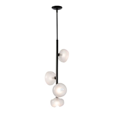 Hubbardton Forge 4 Light 12" Wide Pendant Oil Rubbed Bronze