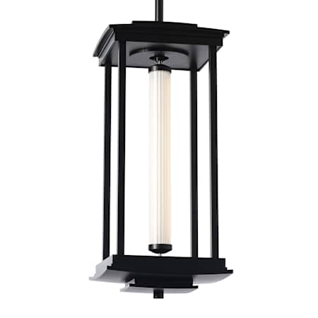 Hubbardton Forge Athena 9" Wide LED Mini Pendant Black