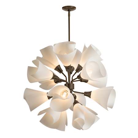 Hubbardton Forge Mobius 16 Light 31" Wide Pendant Bronze / Frosted