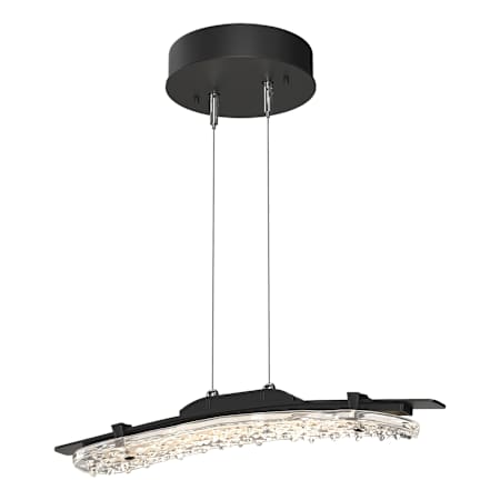 Hubbardton Forge Glissade 20" Wide Suspension Linear Pendant Black