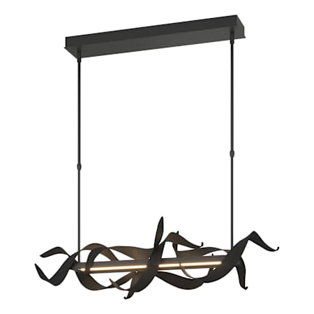 Hubbardton Forge Folio 38" Wide Linear Pendant Black