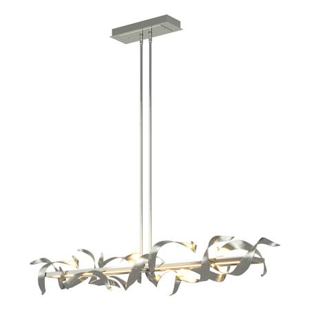Hubbardton Forge Folio 64" Wide Linear Pendant Sterling