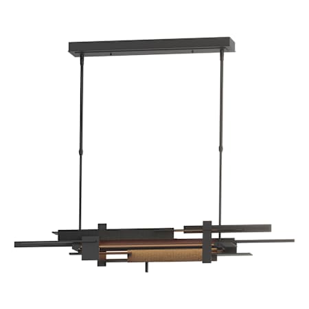 Hubbardton Forge Planar 48" Wide Linear Pendant Black / Black