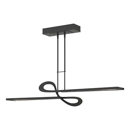Hubbardton Forge Switchback 50" Wide Linear Pendant Black