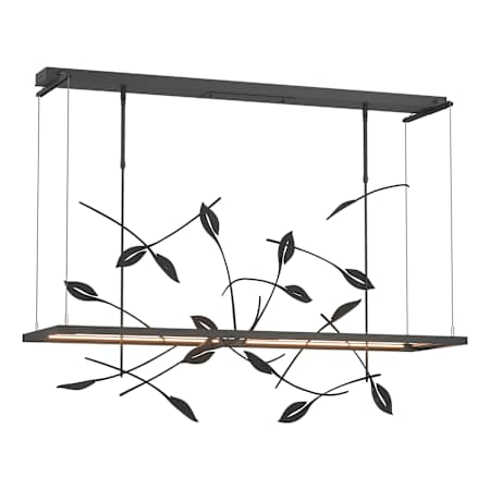 Hubbardton Forge Four Seasons 53" Wide LED Linear Pendant Black
