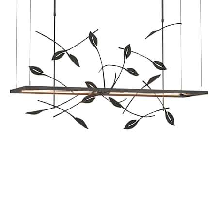 Hubbardton Forge Four Seasons 53" Wide LED Linear Pendant Black