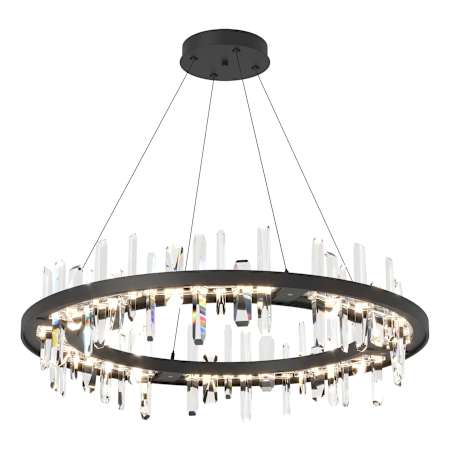 Hubbardton Forge Solitude 38" Wide Pendant Black