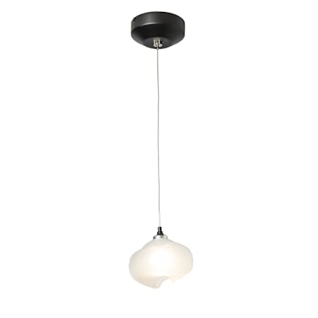 Hubbardton Forge Ume 6" Wide Mini Pendant Black