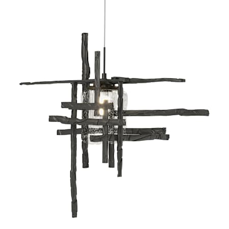 Hubbardton Forge Tura 17" Wide Pendant Black