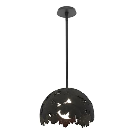 Hubbardton Forge Pangea 15" Wide Pendant Black