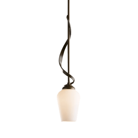 Hubbardton Forge Flora 4" Wide Mini Pendant  Oil Rubbed Bronze