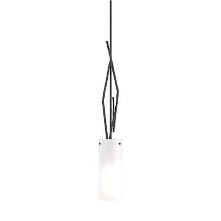 Hubbardton Forge Brindille 4" Wide Mini Pendant Black