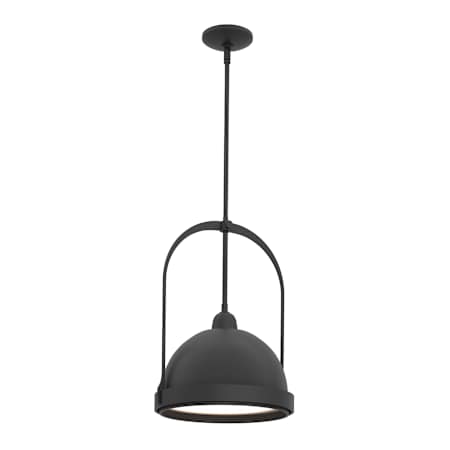 Hubbardton Forge Atlas 14" Wide Pendant Black / Black