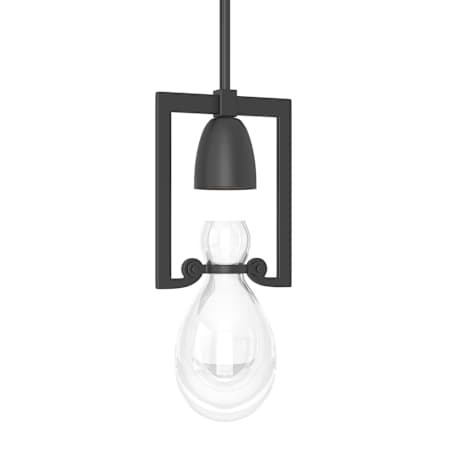 Hubbardton Forge Apothecary 7" Wide Mini Pendant Black