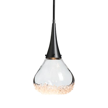 Hubbardton Forge Fritz 9" Wide Mini Pendant Black