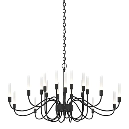 Hubbardton Forge Lisse 20 Light 44" Wide Chandelier Black
