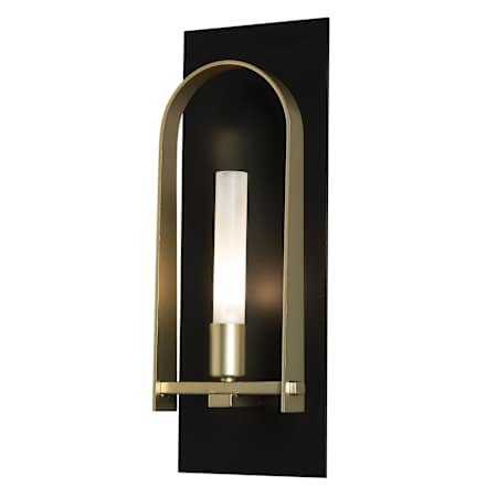 Hubbardton Forge Triomphe 15" Tall Wall Sconce Black