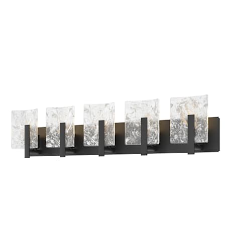 Hubbardton Forge Arc 5 Light 37" Wide Vanity Light Black