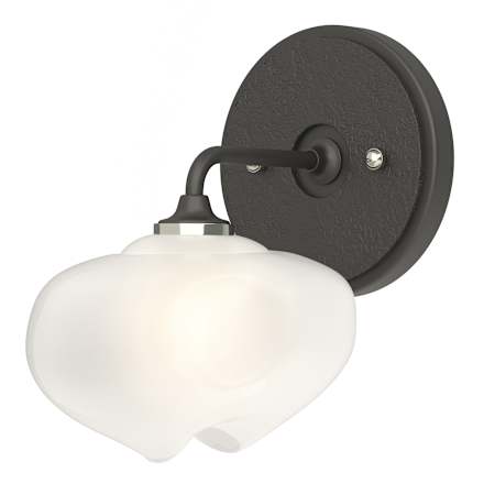 Hubbardton Forge Ume 9" Tall Wall Sconce Black / Black