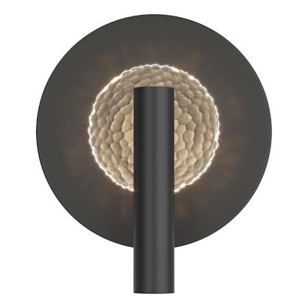 Hubbardton Forge Solstice 11" Tall Wall Sconce Black