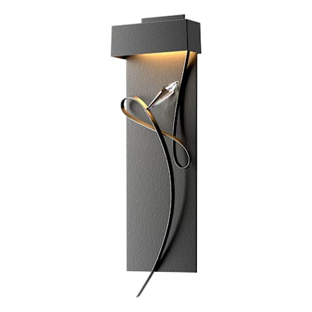 Hubbardton Forge Rhapsody 27" Tall Wall Sconce Black / Black