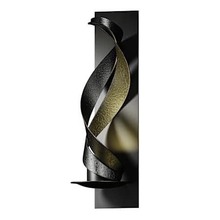 Hubbardton Forge Folio 18" Tall Wall Sconce Black