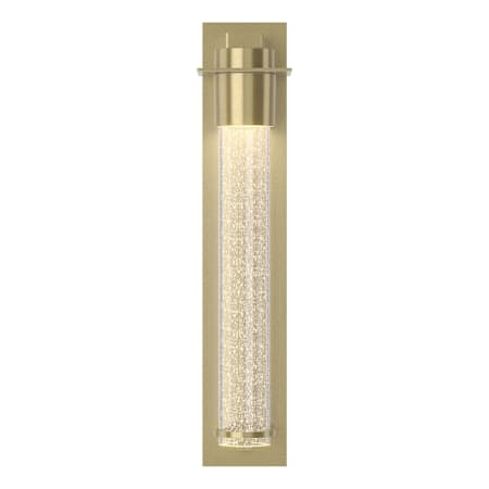 Hubbardton Forge Airis 25" Tall Wall Sconce Modern Brass / Seeded