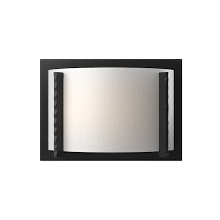 Hubbardton Forge Vertical Bar 9" Tall Wall Sconce Black / White Art