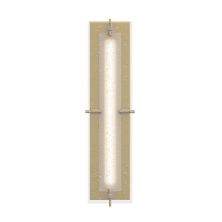 Hubbardton Forge Ethos 23" Tall Wall Sconce Modern Brass / Seedy