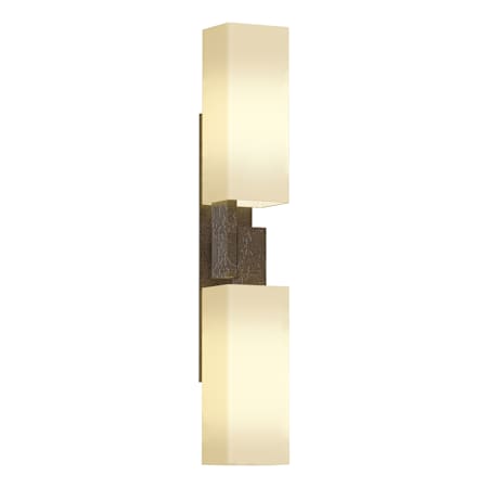 Hubbardton Forge Ondrian 2 Light 21" Tall Wall Sconce Bronze / Opal