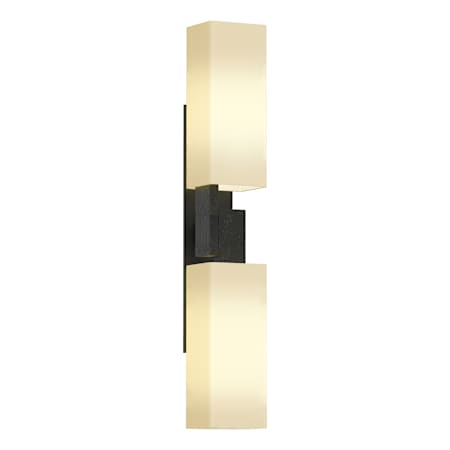 Hubbardton Forge Ondrian 2 Light 21" Tall Wall Sconce Black / Opal