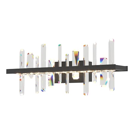 Hubbardton Forge Solitude 11" Tall LED Wall Sconce Black