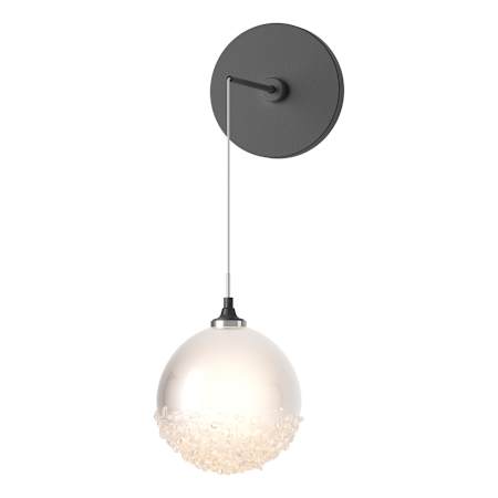 Hubbardton Forge Fritz 7" Tall Wall Sconce Black