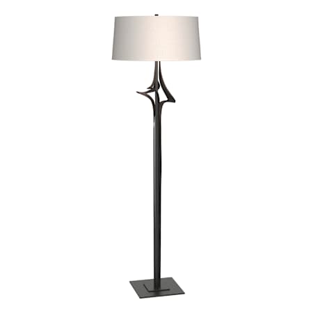 Hubbardton Forge Antasia 59" Tall Buffet Floor Lamp Black / Flax