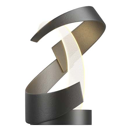 Hubbardton Forge Encounter 15" Tall LED Novelty Table Lamp with Customizable Glass Shade Black