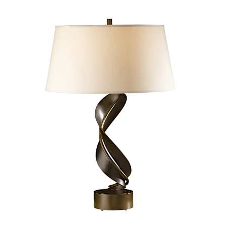 Hubbardton Forge Folio 26" Tall Buffet Table Lamp Bronze / Flax