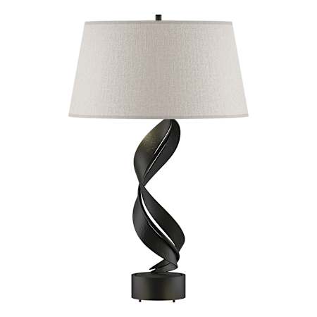 Hubbardton Forge Folio 26" Tall Buffet Table Lamp Black / Flax