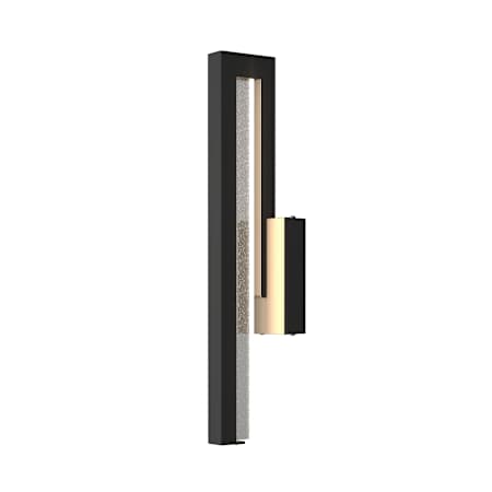 Hubbardton Forge Edge 20" Tall LED Outdoor Wall Sconce Coastal Black