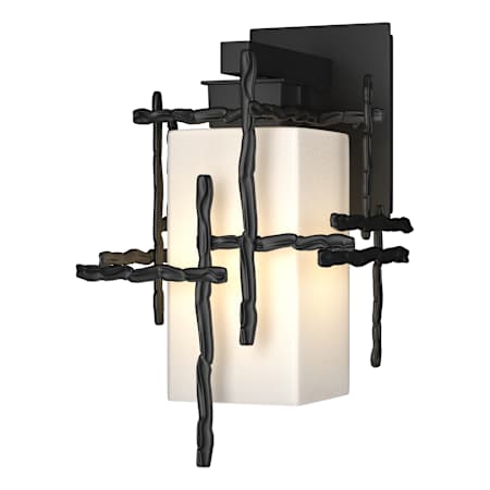 Hubbardton Forge Tura 14" Tall Outdoor Wall Sconce Coastal Black