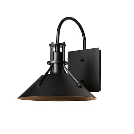 Hubbardton Forge Henry 11" Tall Outdoor Wall Sconce Coastal Black
