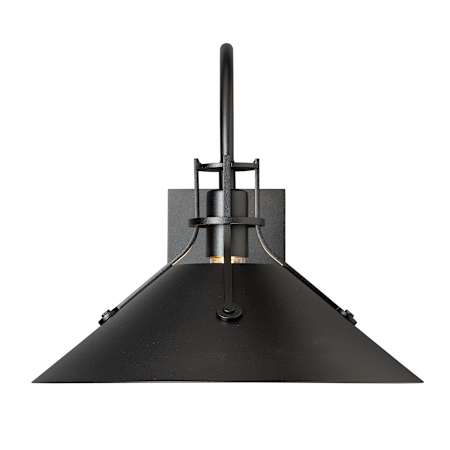 Hubbardton Forge Henry 13" Tall Outdoor Wall Sconce Coastal Black