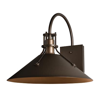 Hubbardton Forge Henry 13" Tall Outdoor Wall Sconce Coastal Bronze