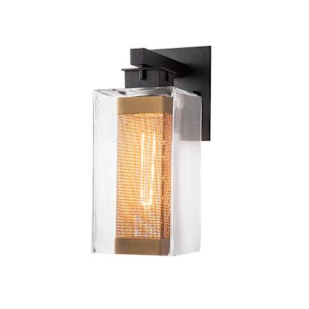 Hubbardton Forge Polaris 14" Tall Outdoor Wall Sconce Coastal Black