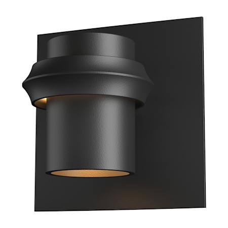 Hubbardton Forge Twilight 7" Tall Outdoor Wall Sconce Coastal Black