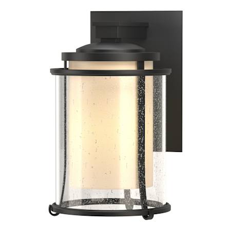 Hubbardton Forge Meridian 13" Tall Outdoor Wall Sconce Coastal Black